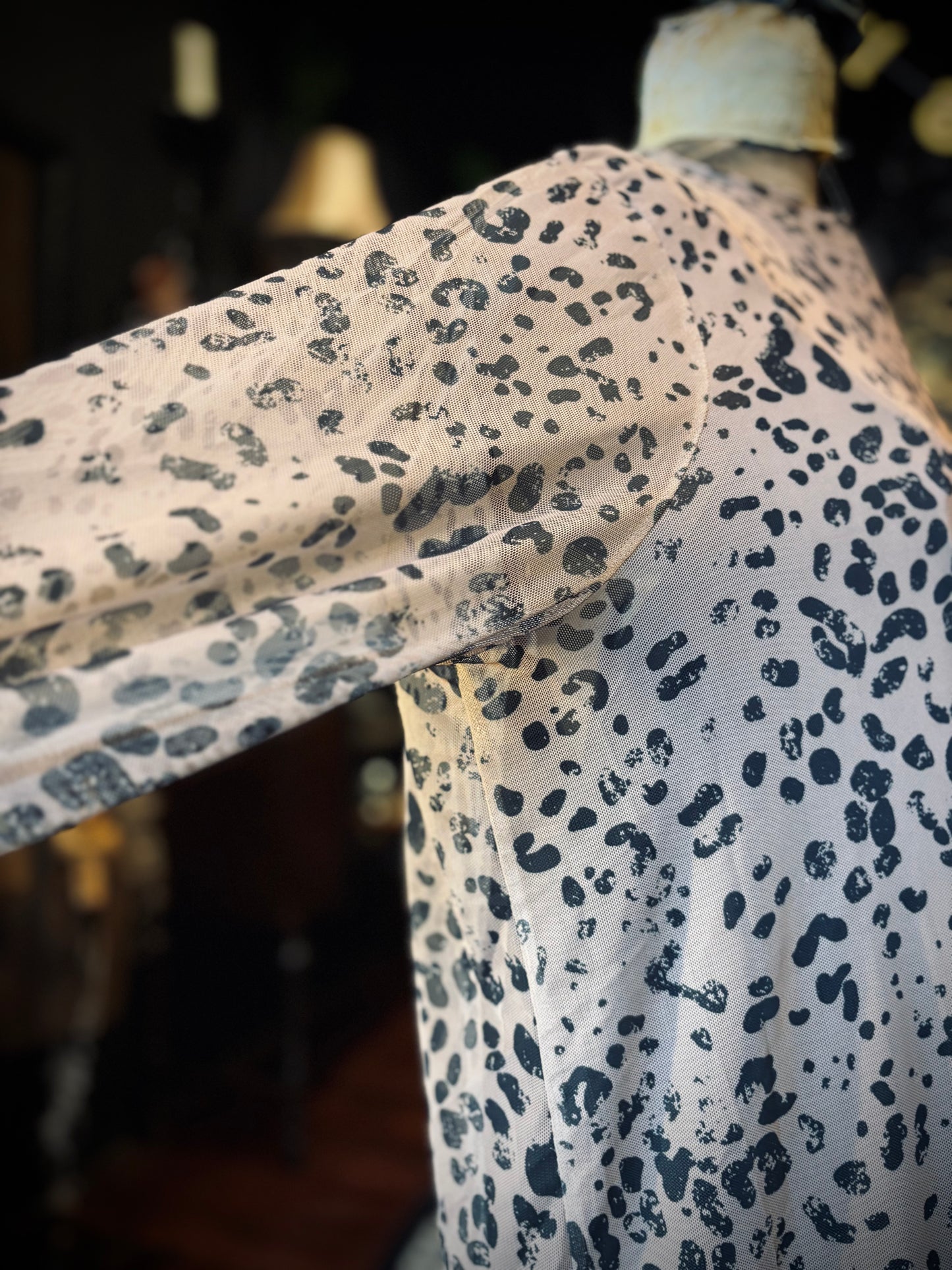 Torrid Sheer cheetah print dress
