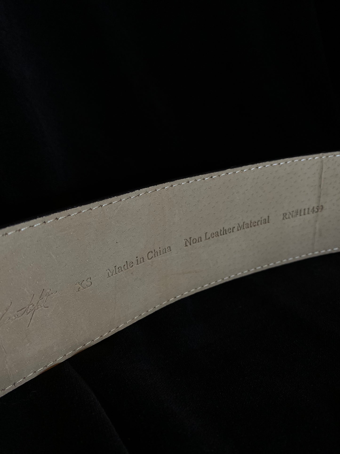 Faux Brown Snake Skin Waist Belt