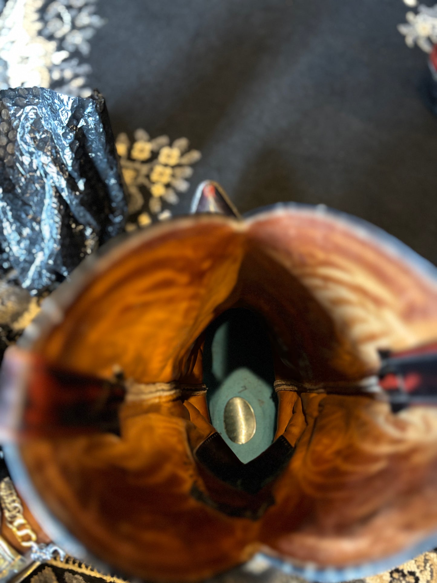 Cherry red cowboy boots