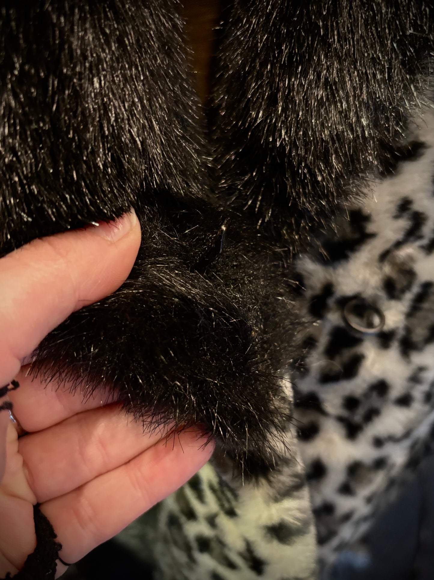 Extra Long! Vintage Faux Fur Olympia Coat