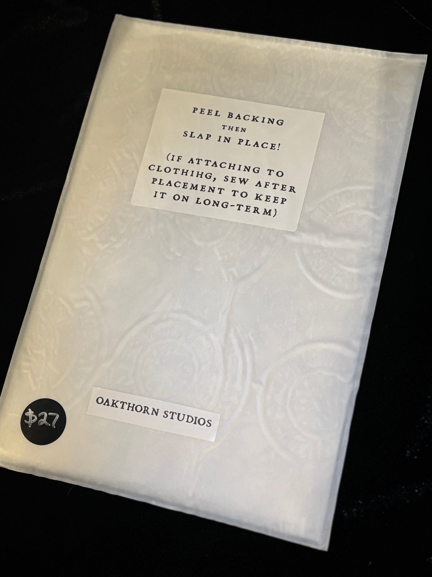 “Last judgment” Back Patch