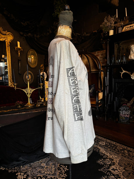 Vintage Grey Immortal Battles In The North Long Sleeve Tee