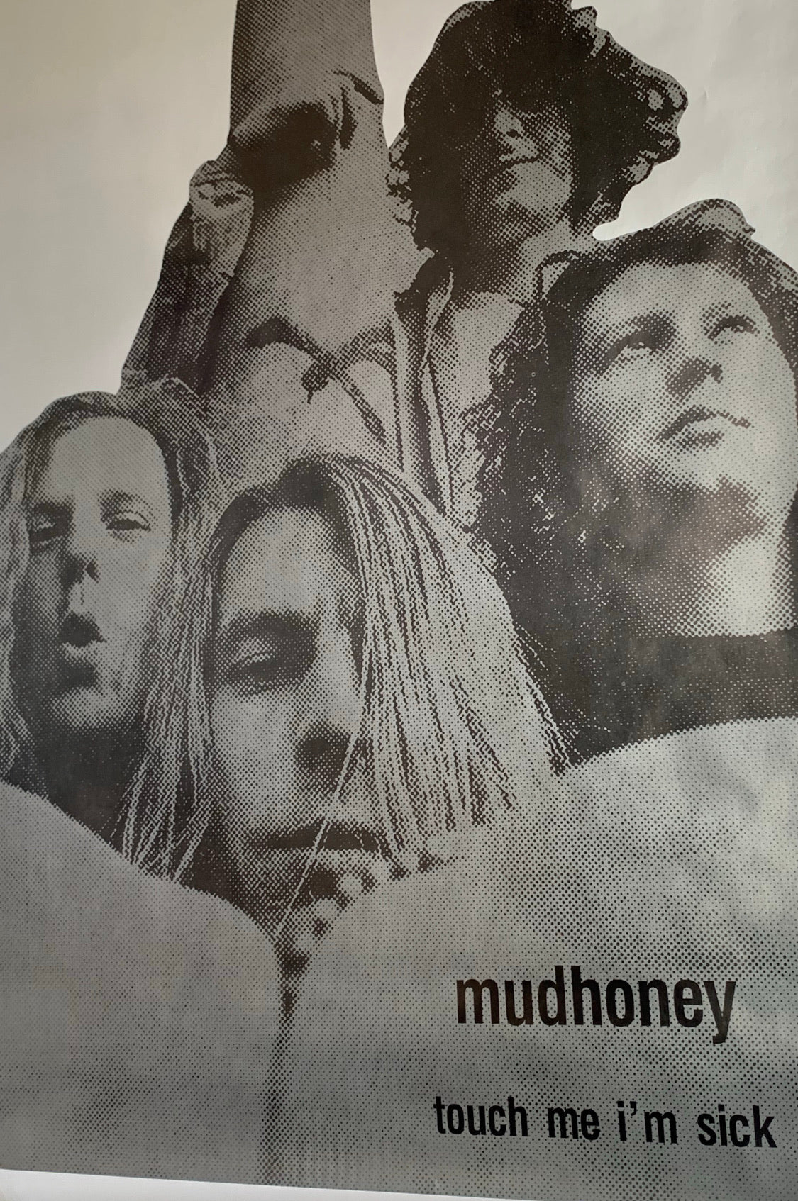 Vintage Rare 1988 Mudhoney Touch Me I’m Sick Promo Poster