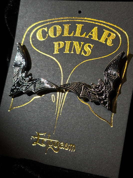 Ectogasm Bat Collar Pin Set