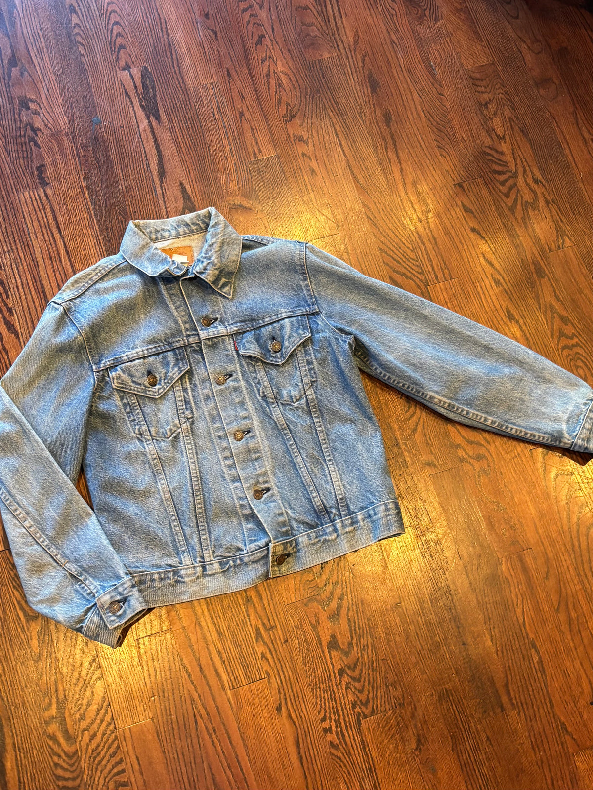 Vintage 1980’s Levi’s Hand-painted Thin Lizzy Denim Jacket