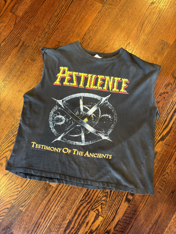 1991 Pestilence “Testimony Of The Ancient” Muscle Tee