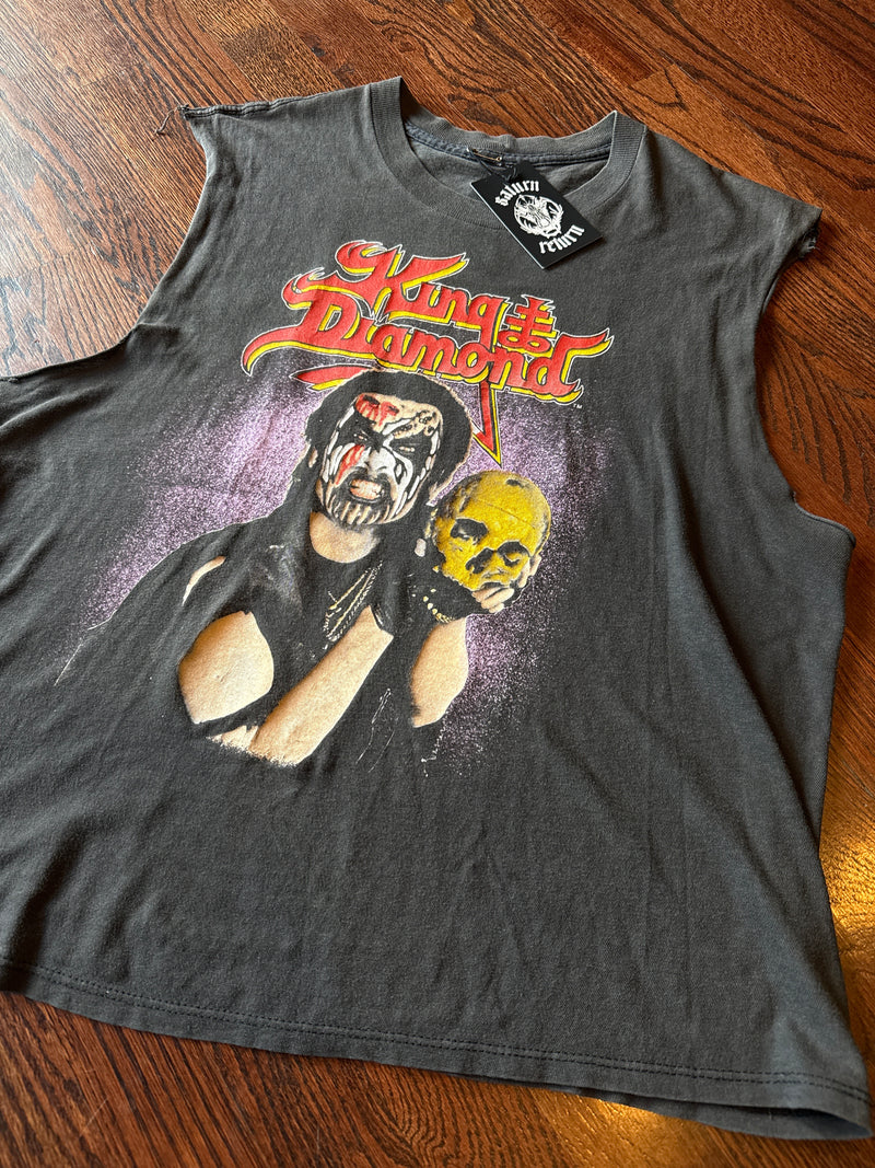 Vintage 1989 King Diamond Conspiracy Tour Sleeveless T-Shirt