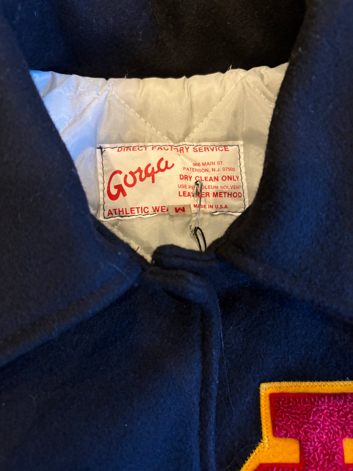 Bergen Catholic School Wool and Leather 07” Varsity Jacket