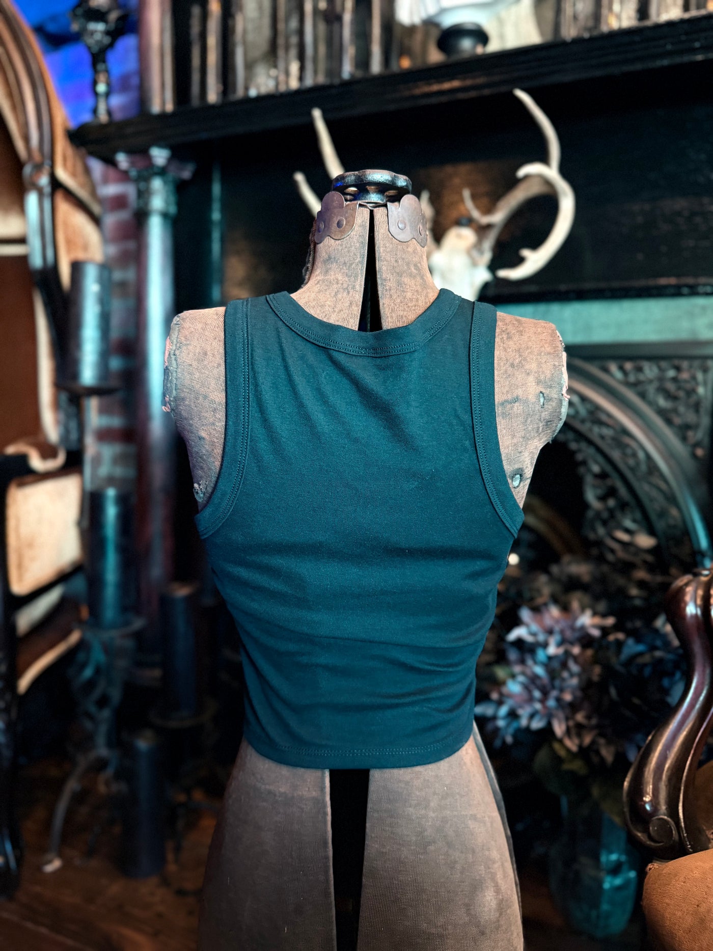 ‘Saturn Return’ Heavy Metal Crop Top