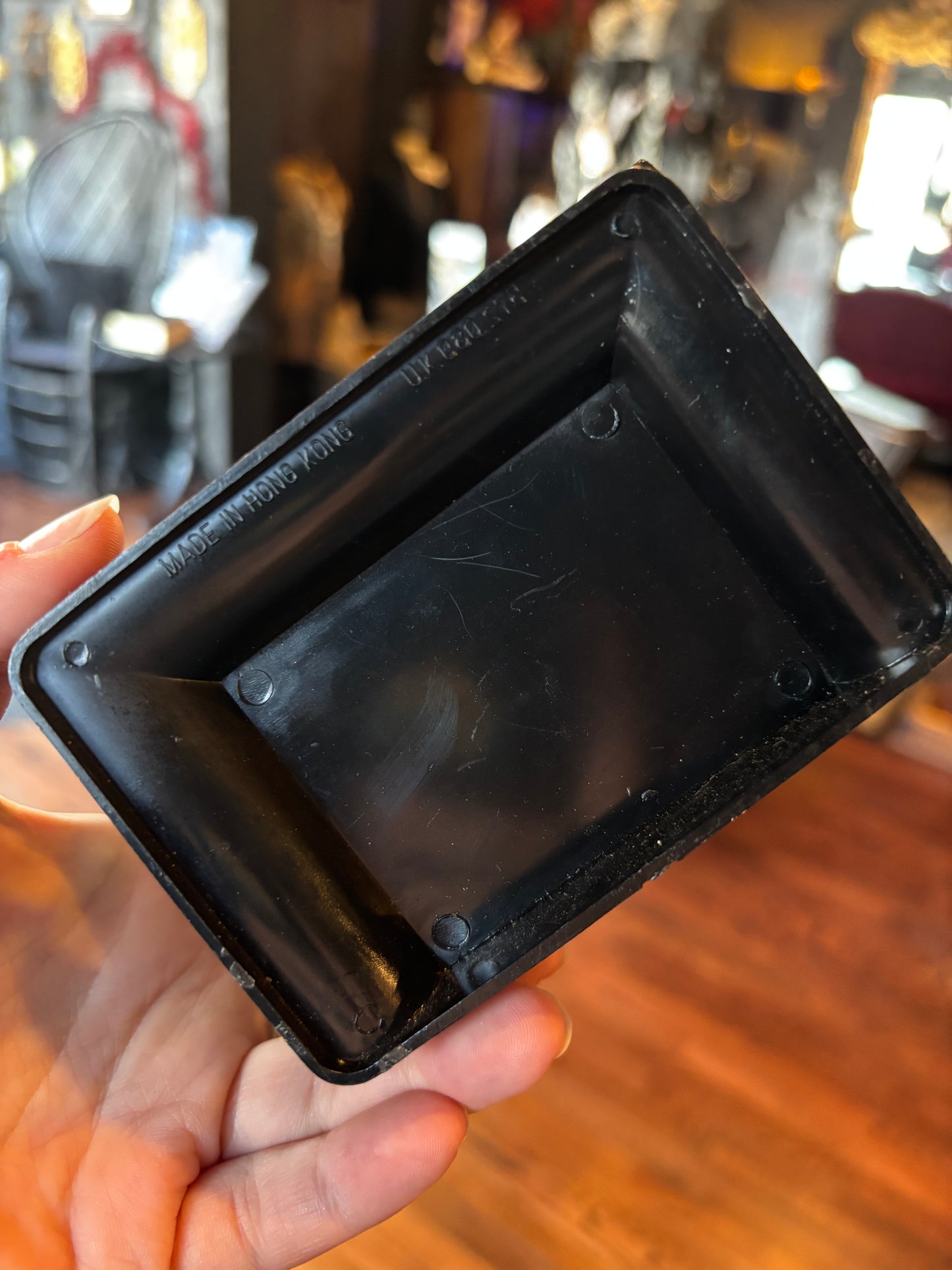 Made in Hong Kong Plastic Jewelry box