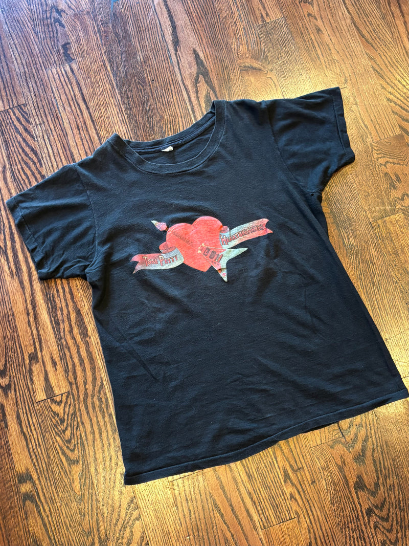 Vintage 1970’s Rare Tom Petty & The Heartbreakers Single Stitch Debut Album Short Sleeve Baby Tee