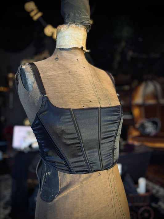 Auden satin corset top