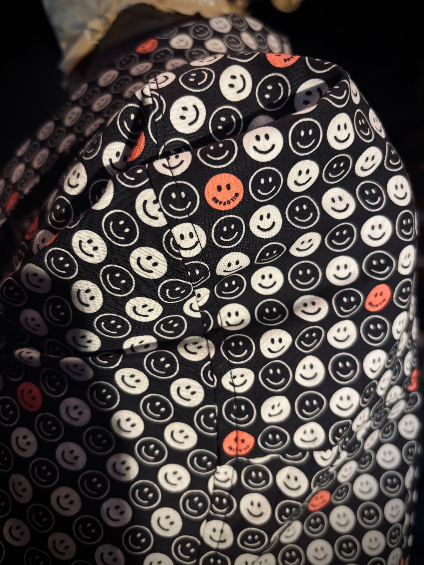 Wild Fang Smiley face short sleeve button down
