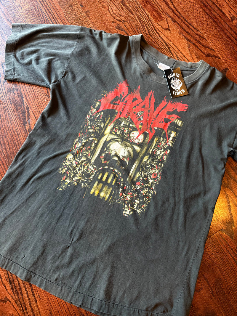 Vintage 90’s Grave Death Metal International Tour Short Sleeve T-Shirt