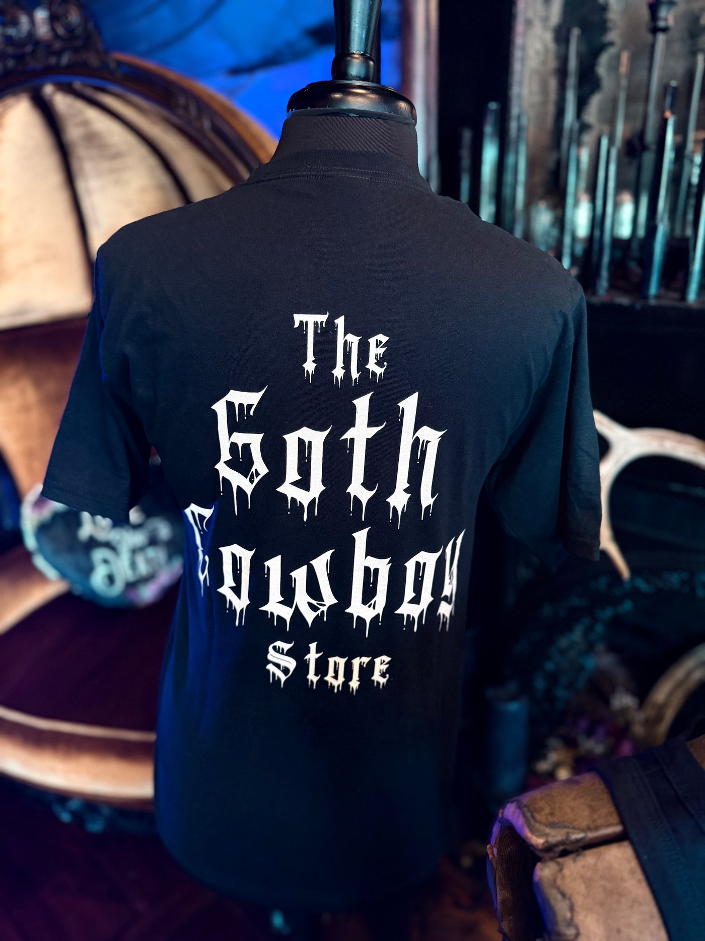 “The Goth Cowboy Store” Gothic Cathedral T-Shirt