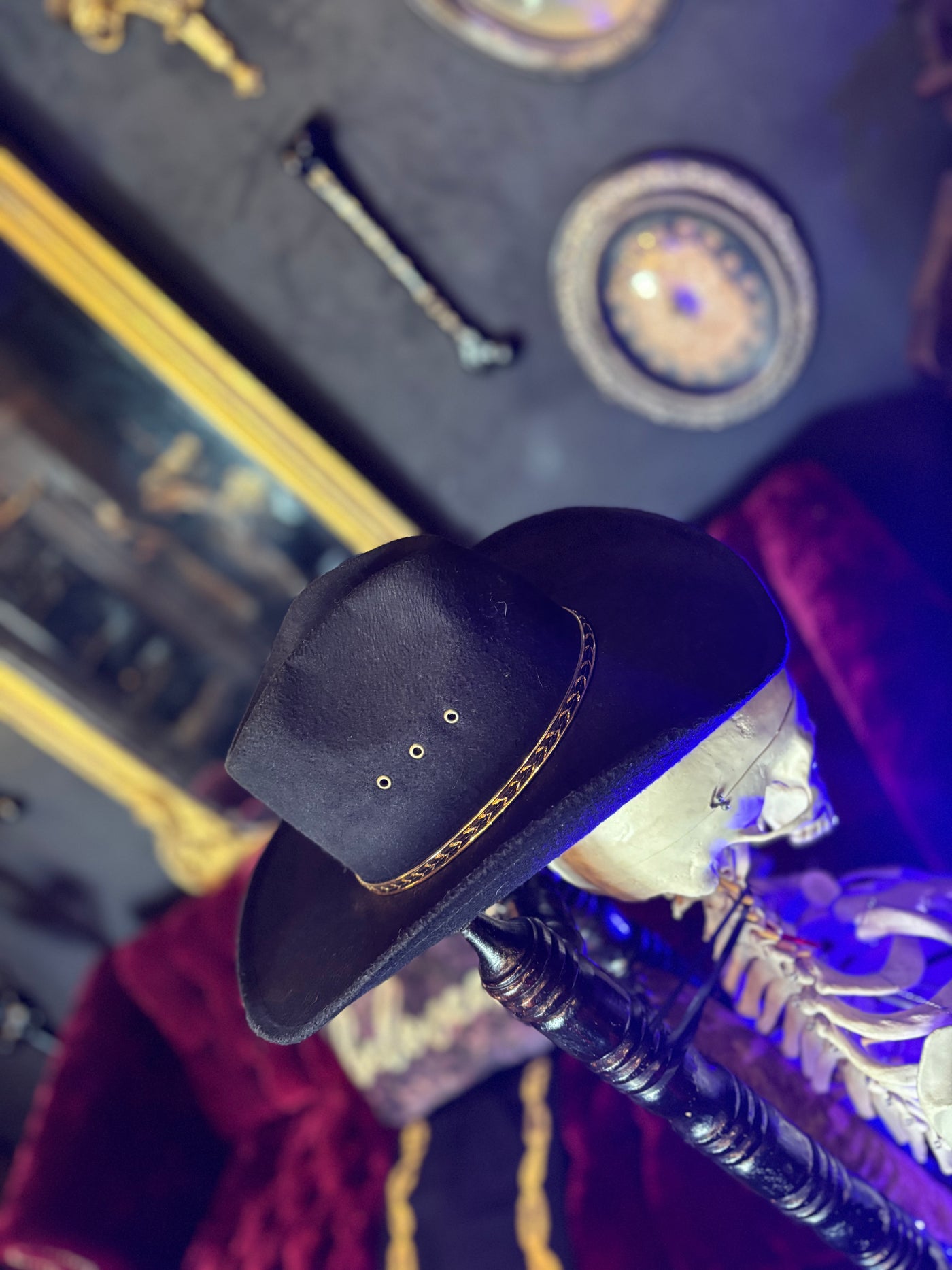 Gold Trimmed Cowboy Hat