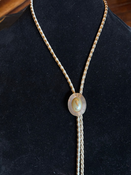 Initial “S” Vintage Bolo