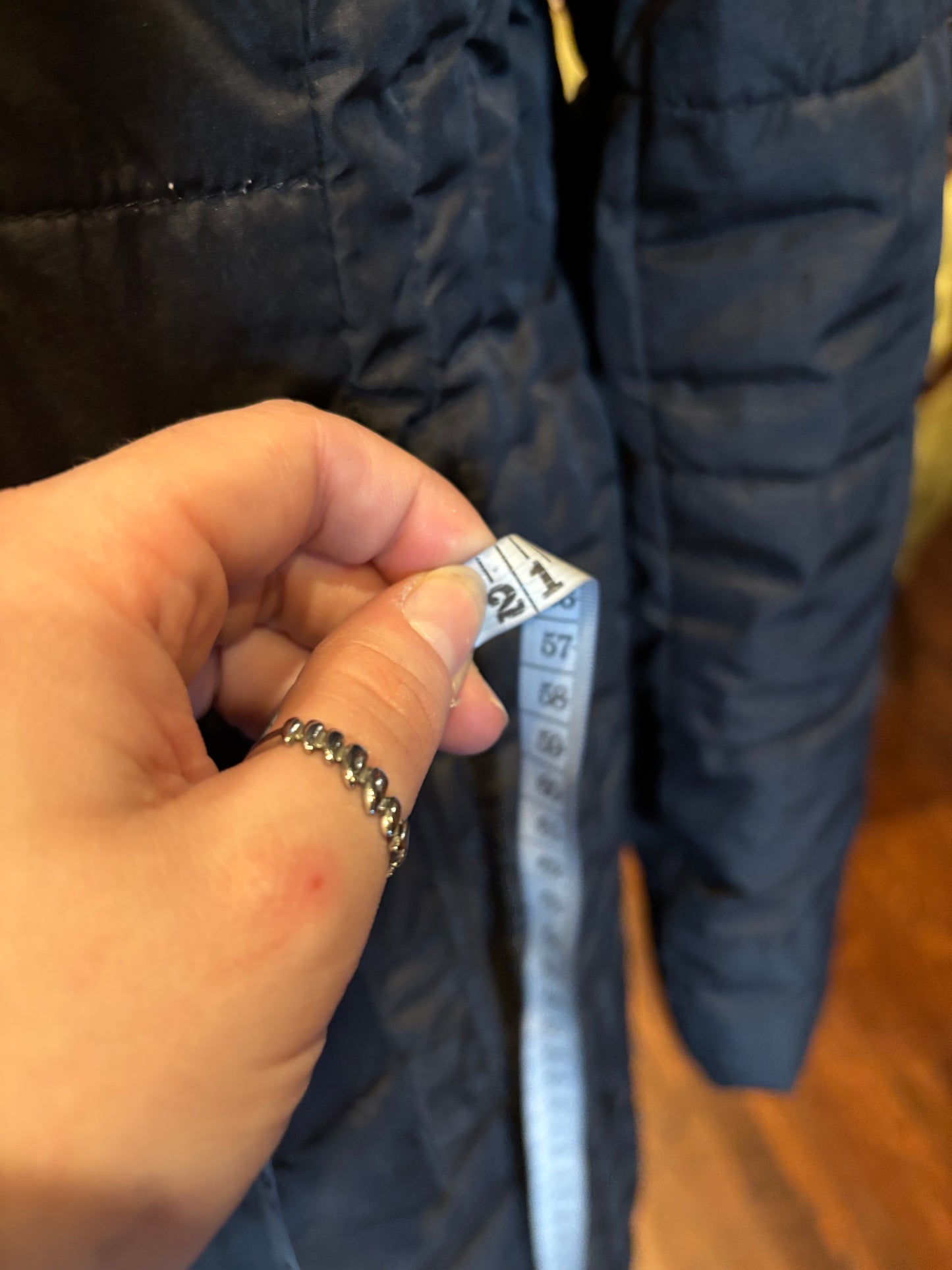 Black and Faux Fur Trim Hooded Puffer Parka Coat