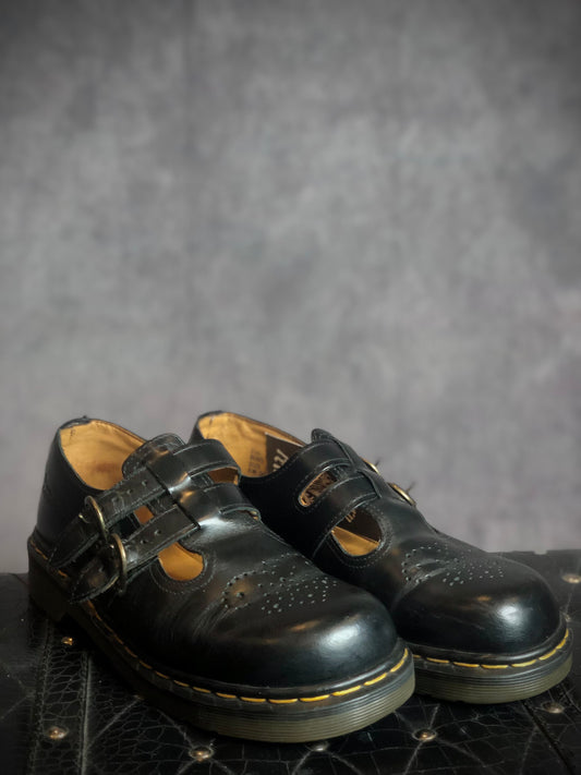 Vintage Made in England Doc Marten’s Black Leather Mary Jane’s