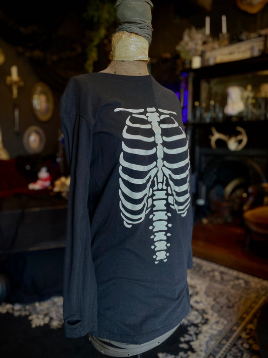 Hot Topic Skeleton Long Sleeve T-Shirt