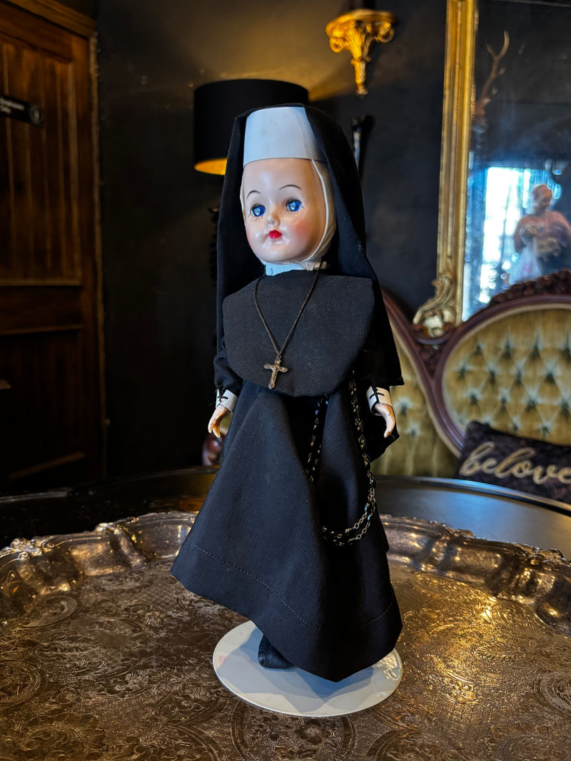 Vintage 1950’s-1960’s Catholic Nun Doll Figure