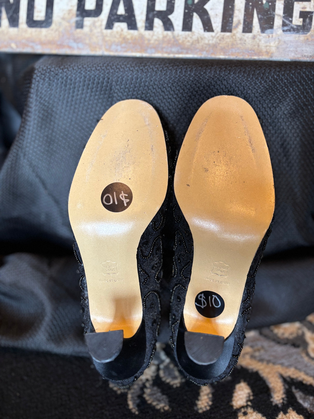 Jacques Levine Vintage Sequin heels