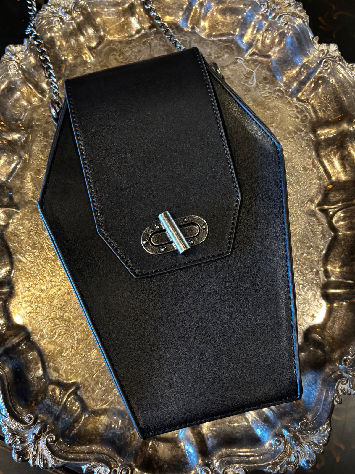 Rare Coffin Crossbody Purse By Widow