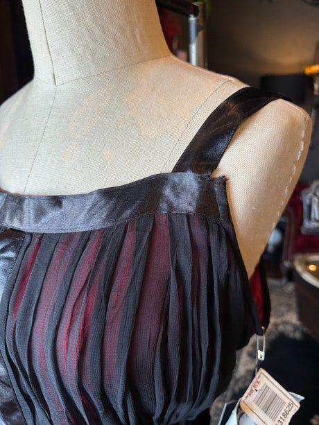 Vintage Deadstock Y2K Funhouse x Hot Topic Goth Prom Dress