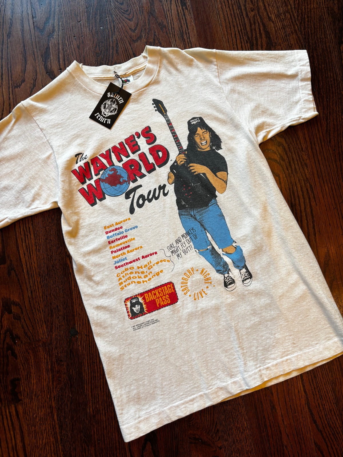 Vintage 1991 Wayne’s World Movie Promo T-shirt