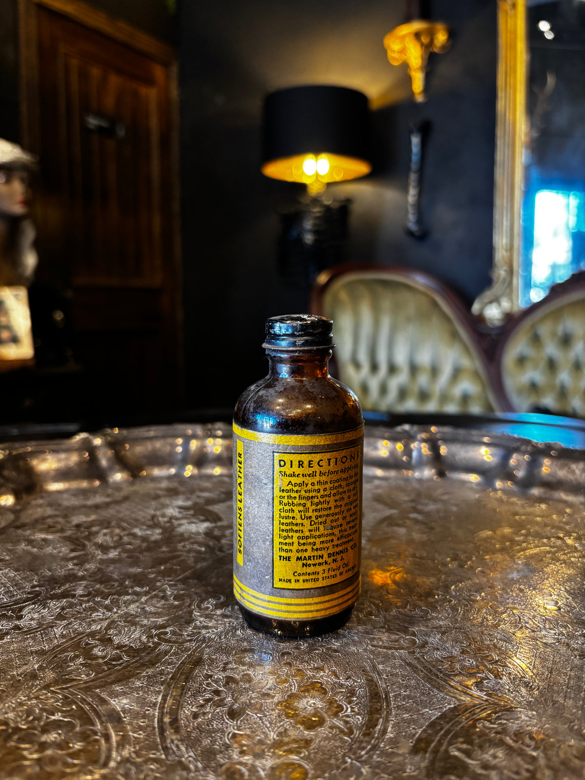 Vintage Lexol Leather Conditioner Bottle