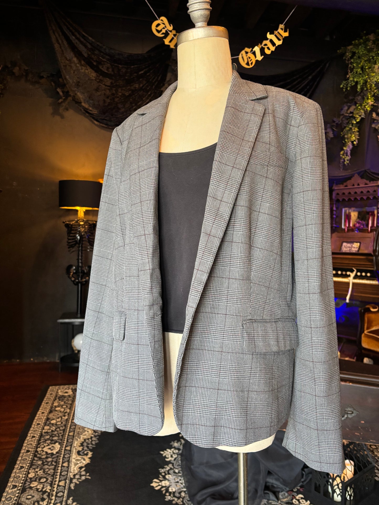 Ann Taylor Grey Blazer