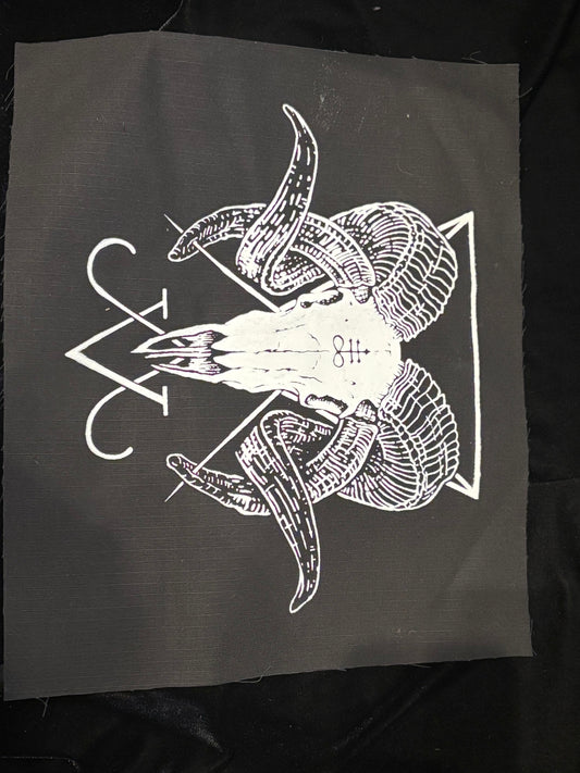 Leviathan ram skull back patch