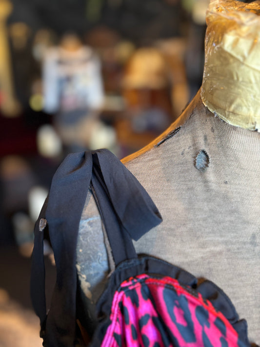 Torrid X Betsey Johnson Pink Leopard print bralette