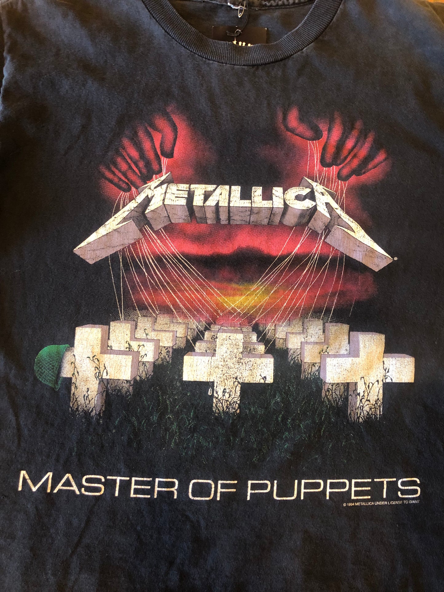 Vintage Metallica “Master Of Puppets” Album T-Shirt