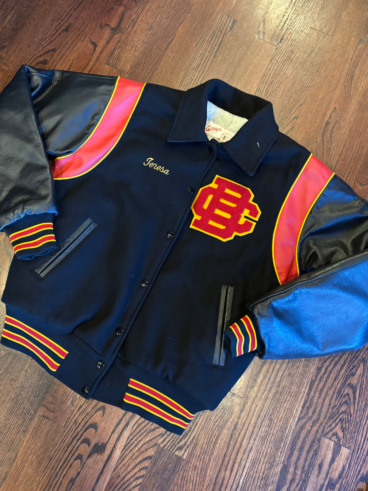 Bergen Catholic School Wool and Leather 07” Varsity Jacket