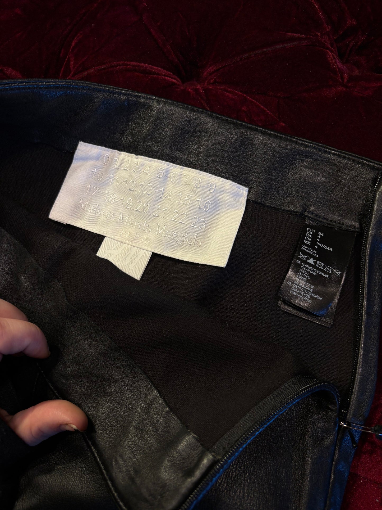 Maison Martin Margiela H&M leather pants