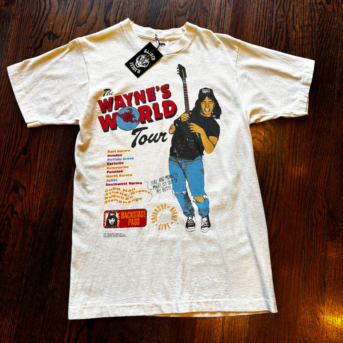 Vintage 1991 Wayne’s World Movie Promo T-shirt