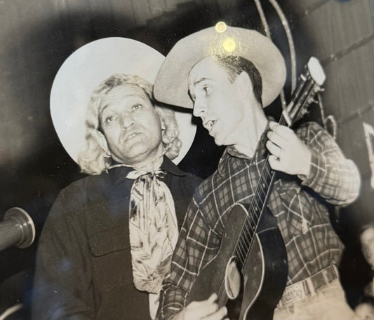 Vintage Honky Tonk Performers Framed Photo