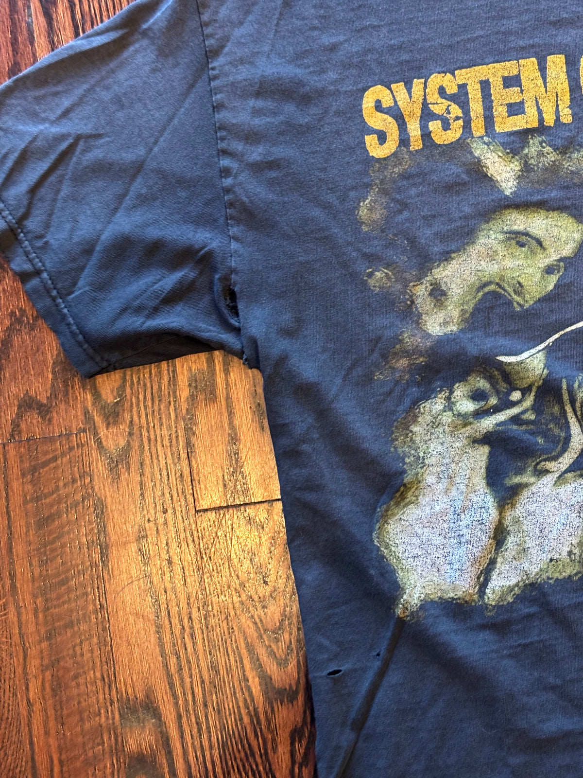 Y2K Distressed System Of A Down “Toxicity” Nu Metal Classic Short Sleeve T-Shirt
