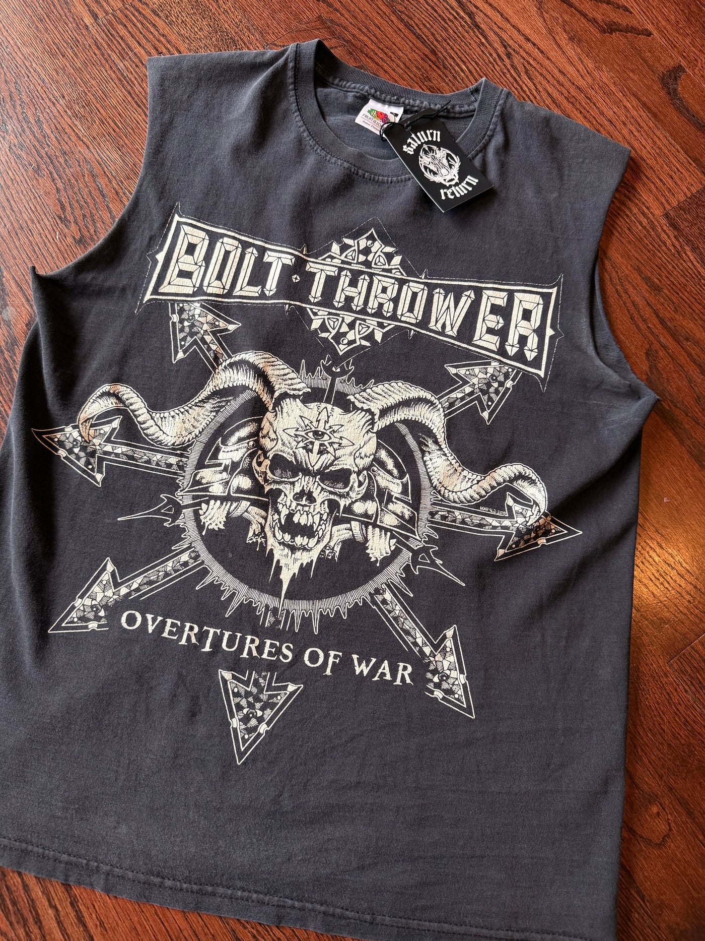 2014 Bolt Thrower Overtures of War Sleeveless Tour T-Shirt