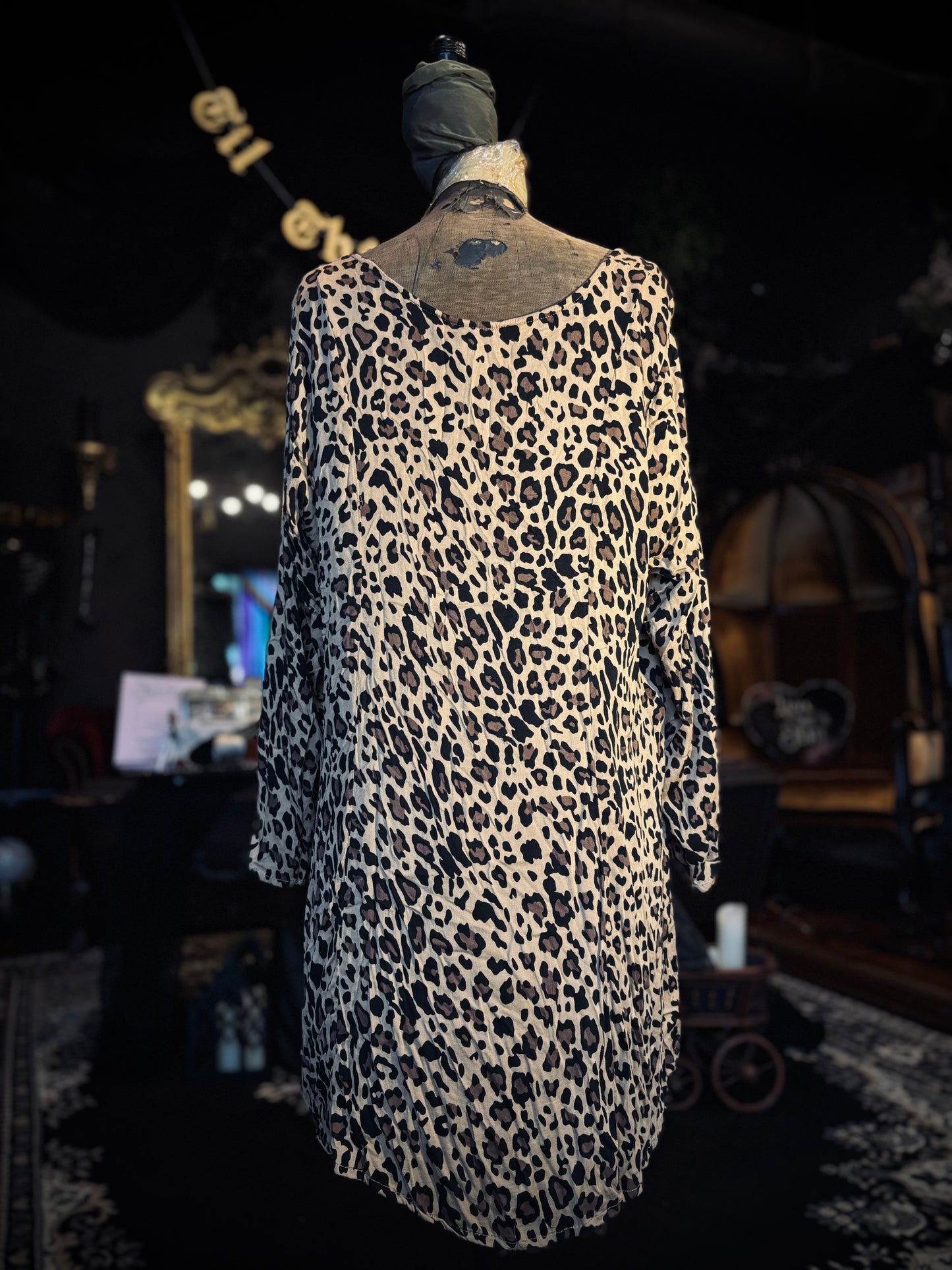 Torrid Cheetah print long shift top