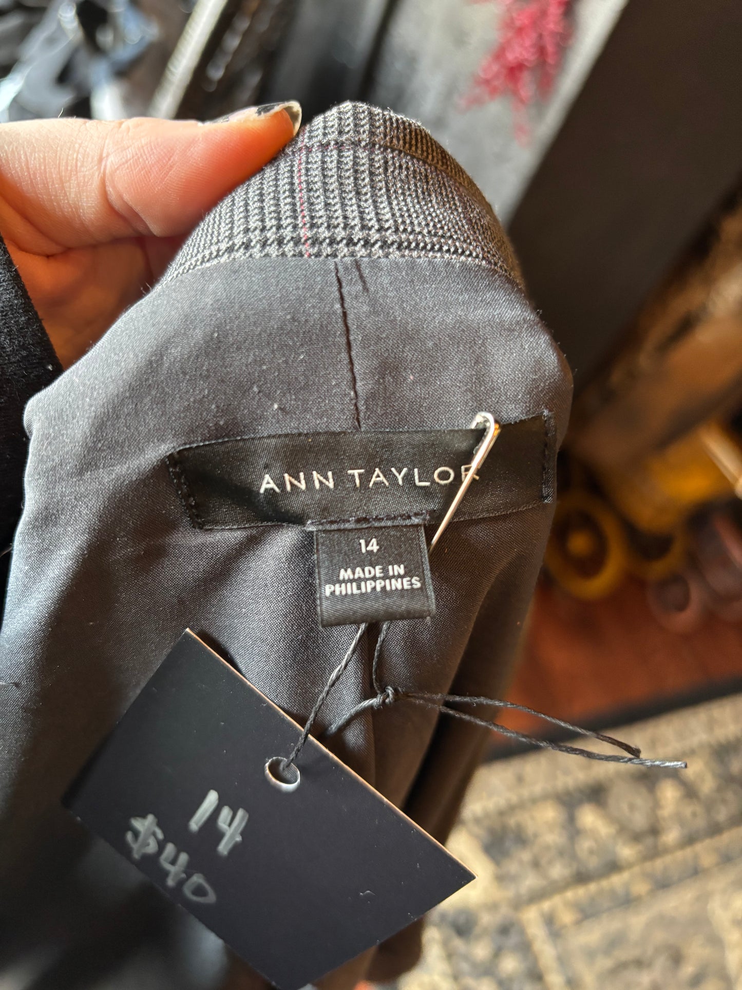 Ann Taylor Grey Blazer