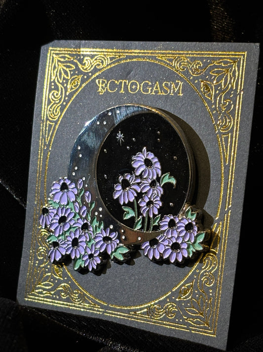 Ectogasm Silver Moon pin