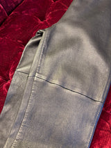 Maison Martin Margiela x H&M Black Leather Skinny Stirrup Leggings