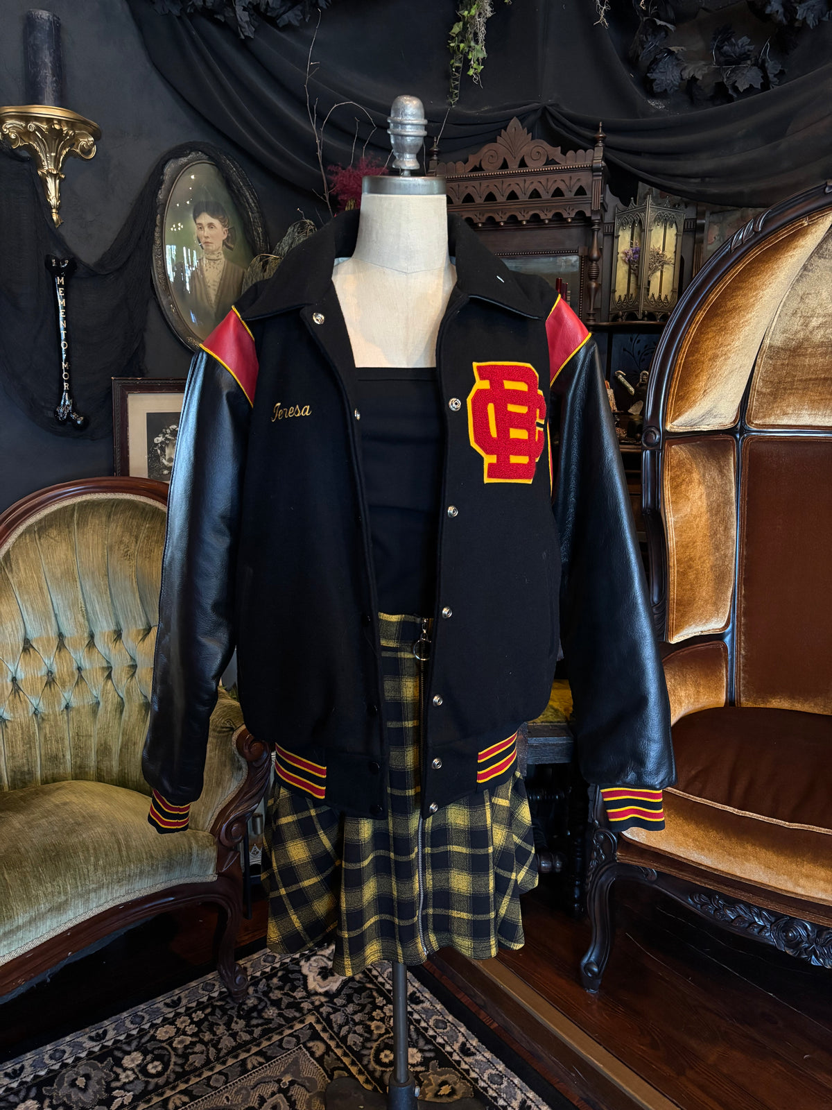 Bergen Catholic School Wool and Leather 07” Varsity Jacket
