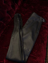 Maison Martin Margiela x H&M Black Leather Skinny Stirrup Leggings