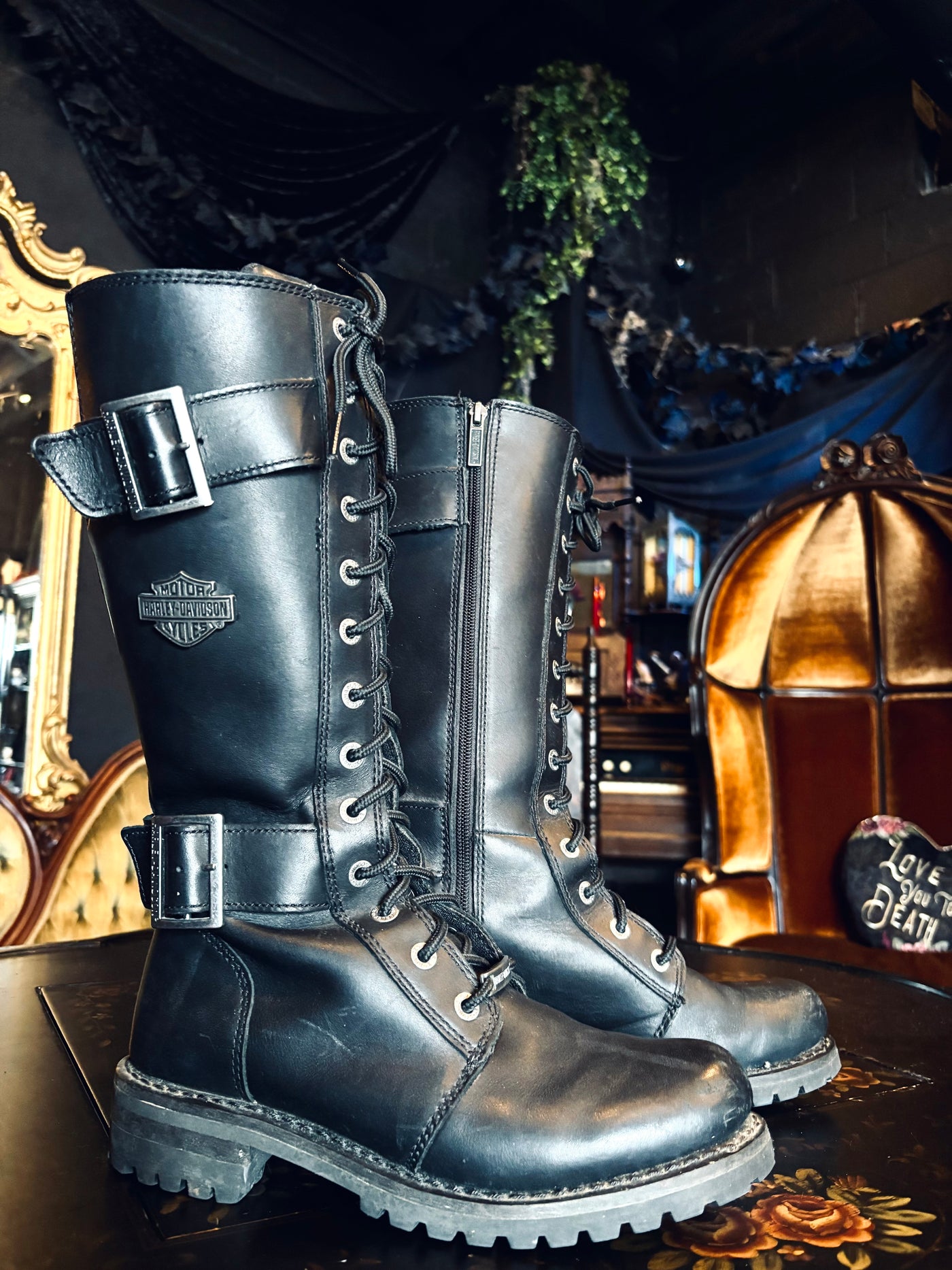 Harley Davidson High Boot