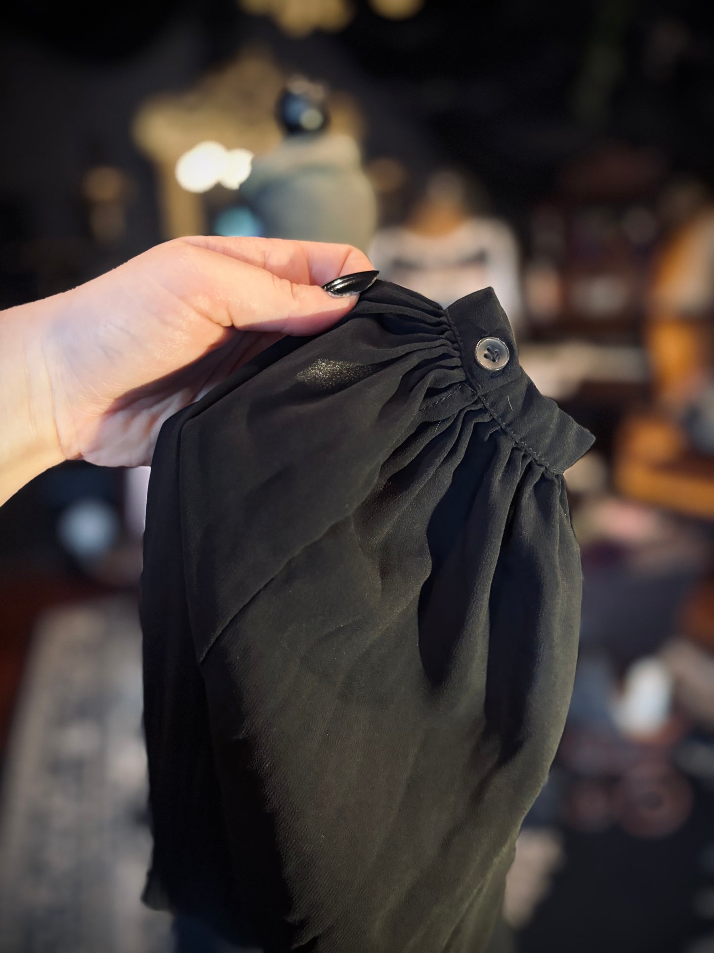 Zara Semi-Sheer blouse