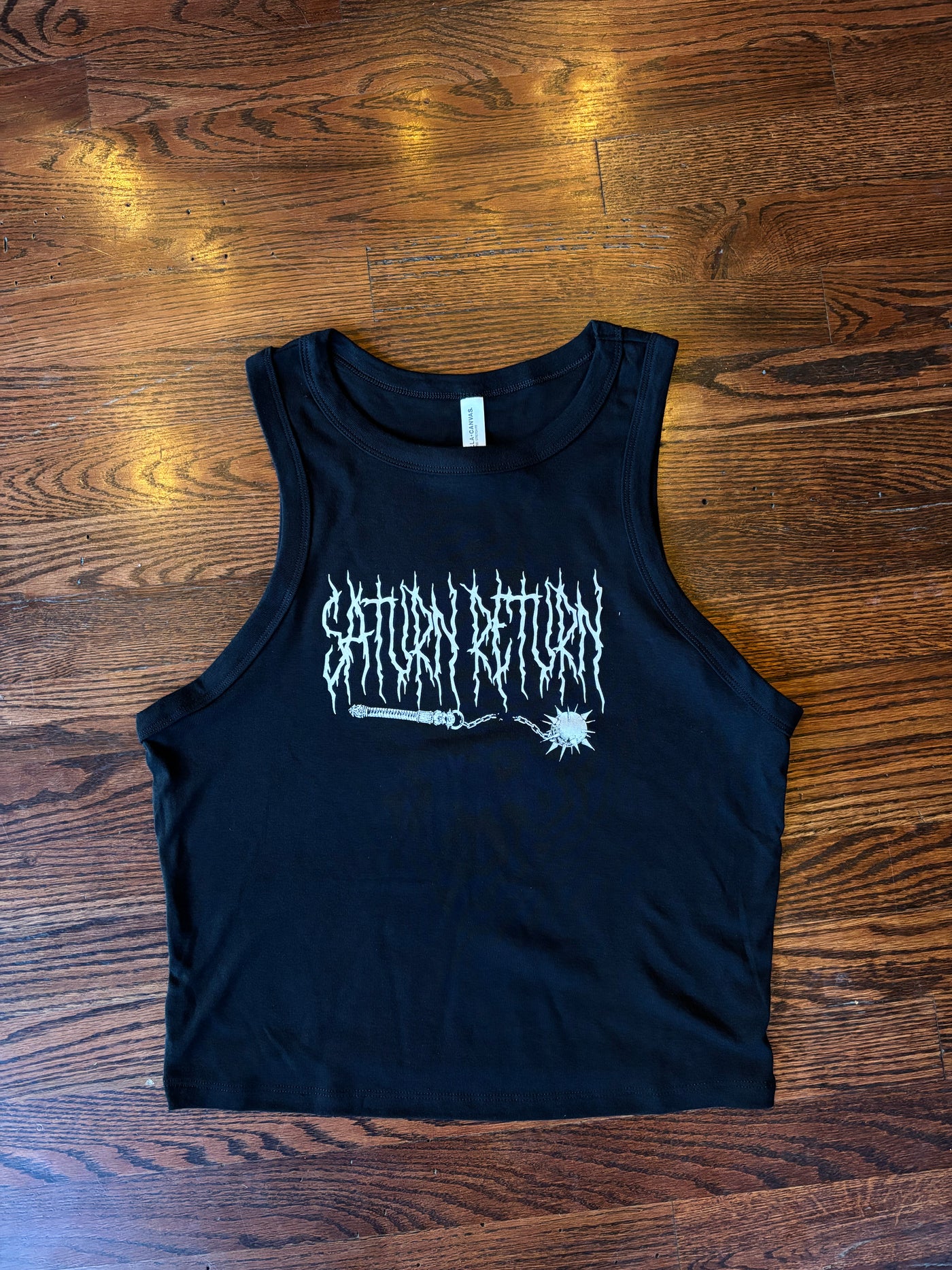 ‘Saturn Return’ Heavy Metal Crop Top