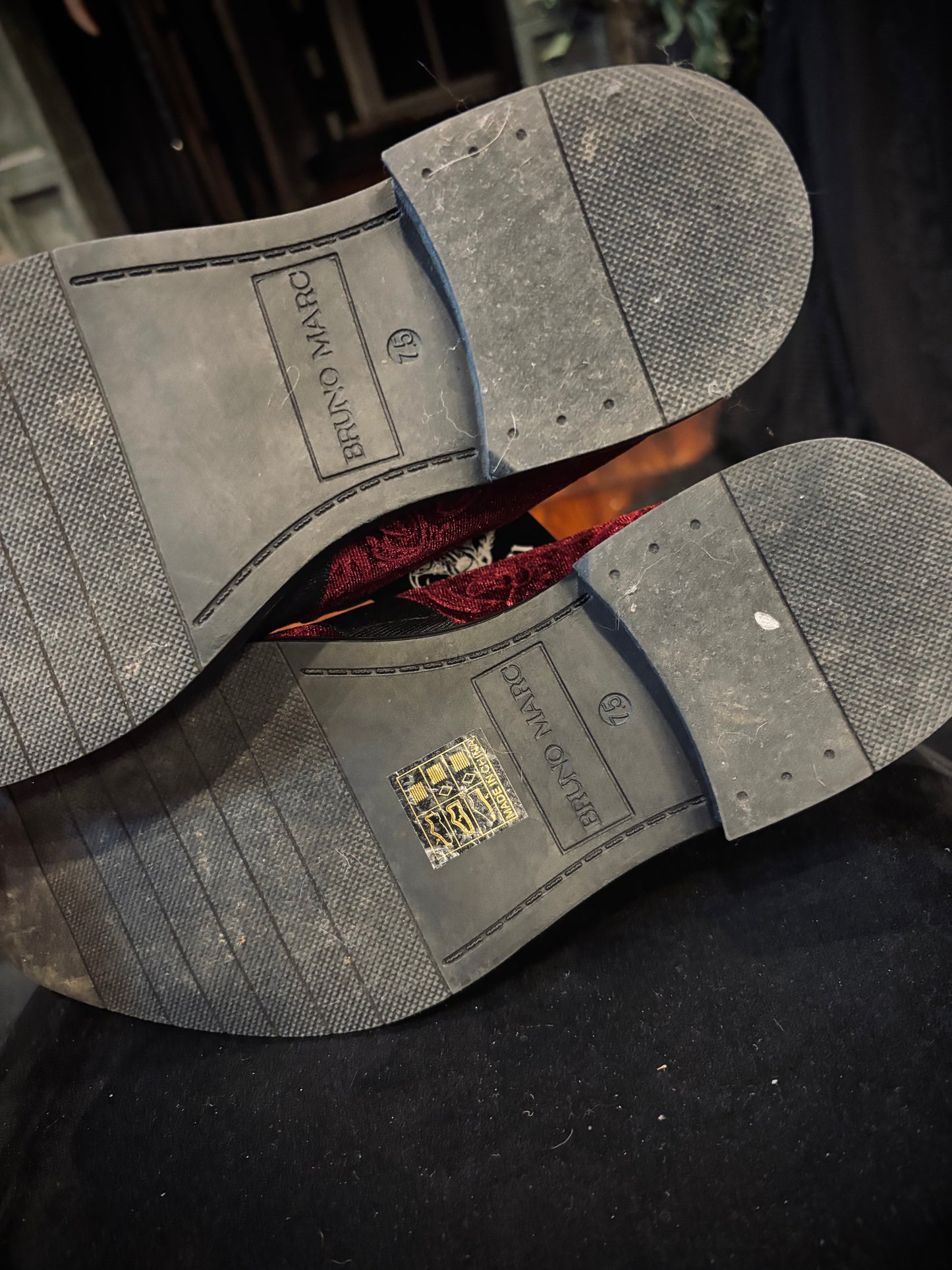 Bruno Marc Velour men’s dress shoes